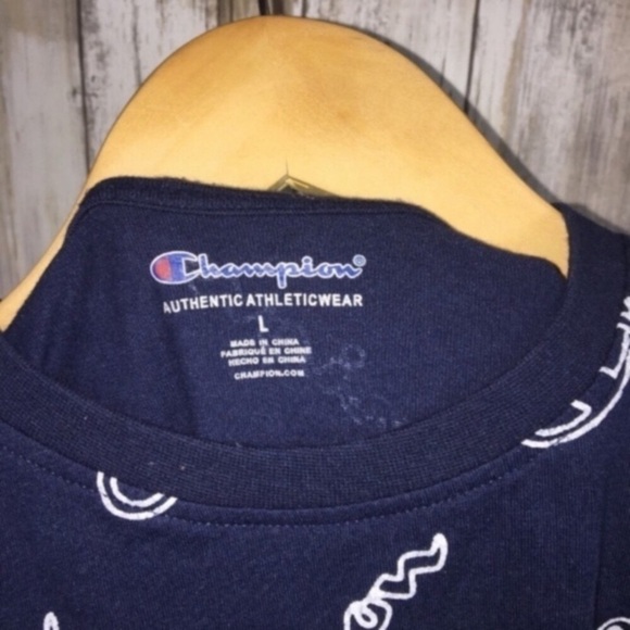 Champion Kids Blue Tee - Picture 3 of 4